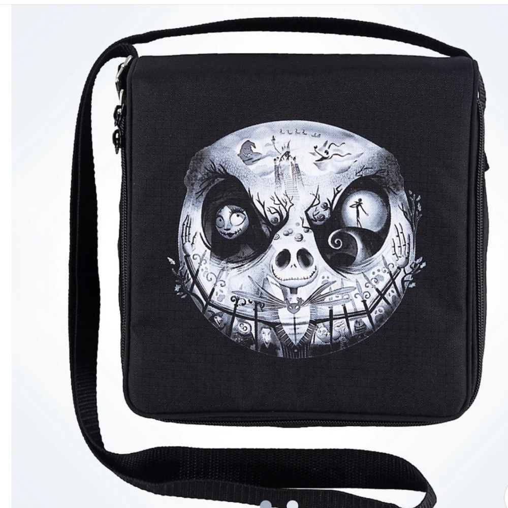 DISNEY PARKS JACK SKELLINGTON NIGHTMARE BEFORE CHRISTMAS PIN TRADING BAG